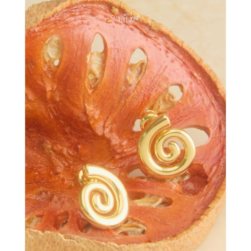 ￼Julys - Dizzy Spiral Earrings