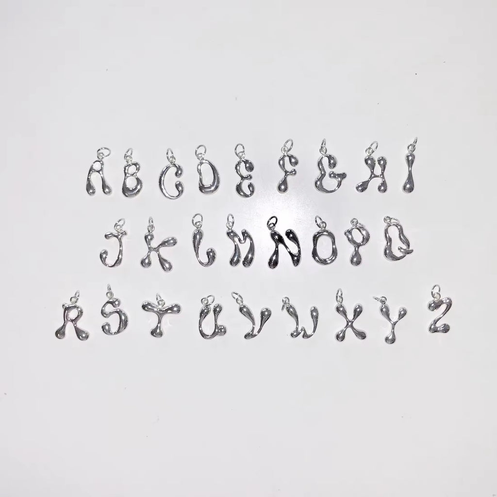Coolife - Alphabet pendant necklace