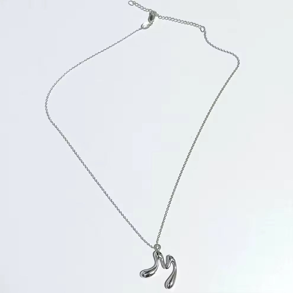 Coolife - Alphabet pendant necklace