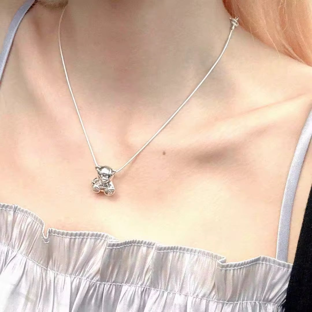 Coolife -Babybear necklace pendant
