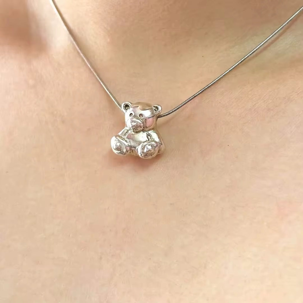 Coolife -Babybear necklace pendant