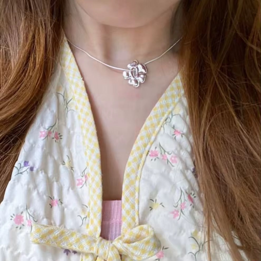 Coolife - Flower flow necklace
